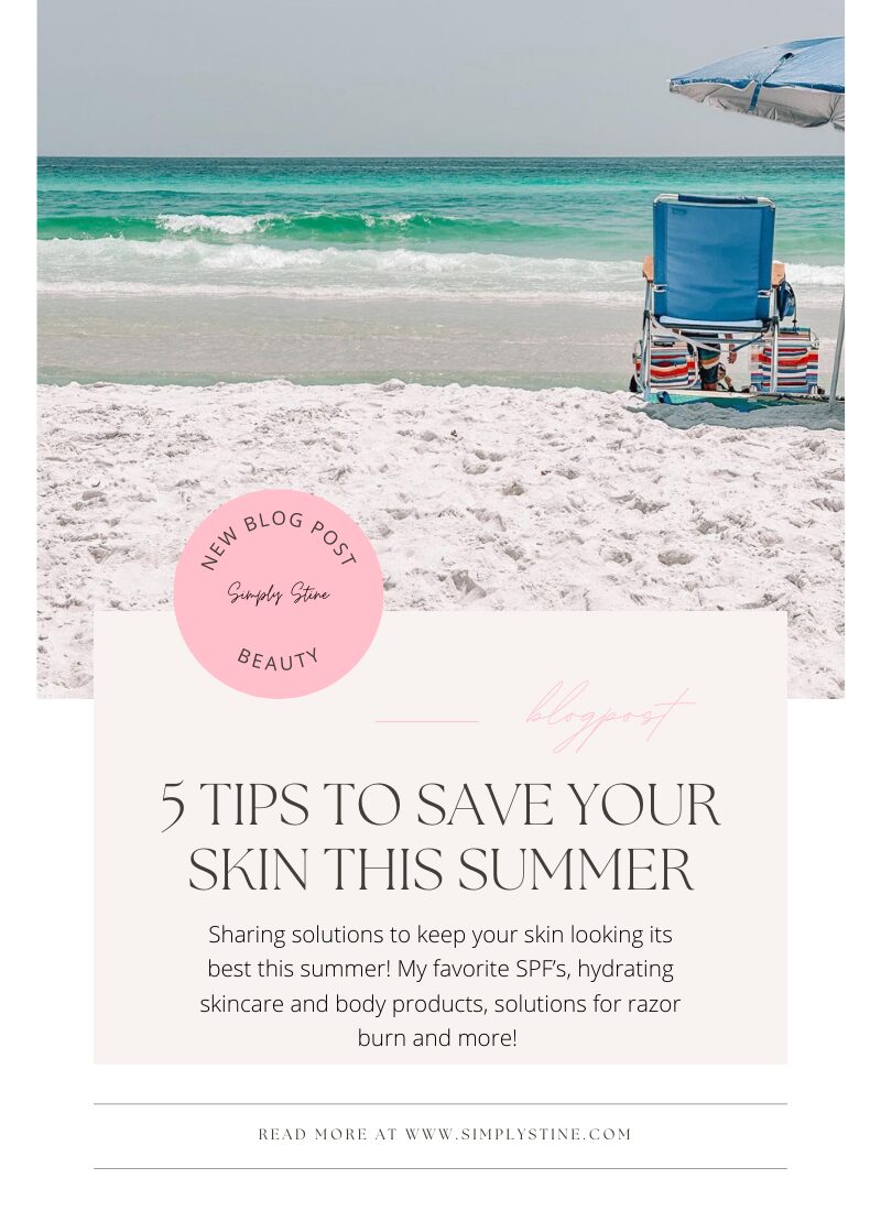 5 tips to save your skin this summer
